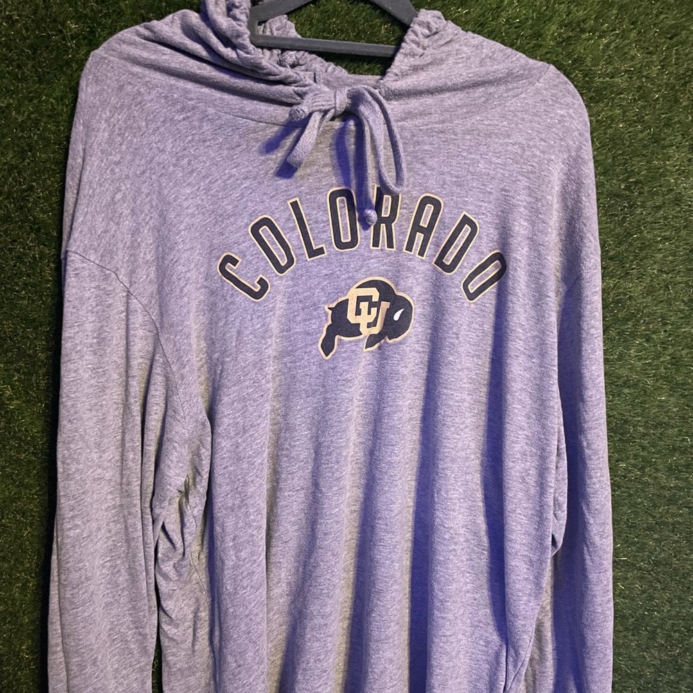 Colorado long sleeve hooded mens large